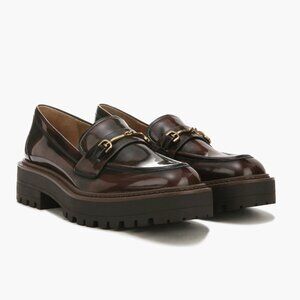 Laurs Platform Lug Sole Loafer Platform Chesnut